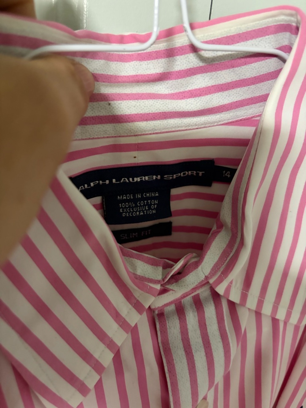 Ralph Lauren Pink & White Striped Dress Shirt - women - Picture 2 of 4